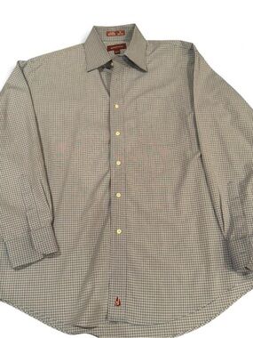Nordstrom Men's Blue Check Dress Shirt